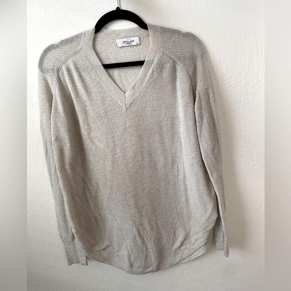 Carly Jean M sweater in Oatmeal